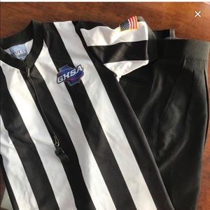 GHSA referee shirt and Smitty pants